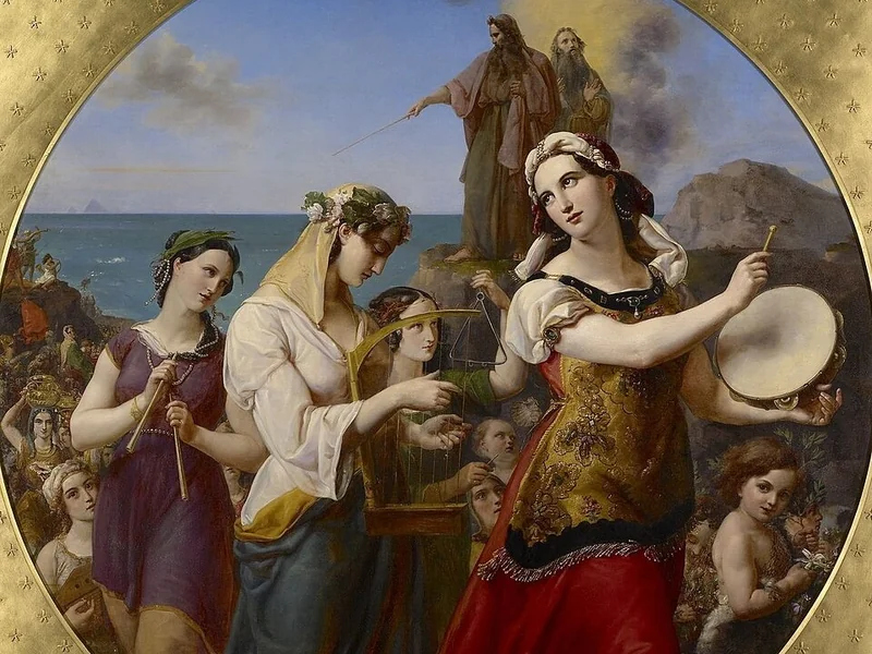 1794-Wilhelm Hensel - Il canto di lode di Miriam - Collezione Reale